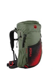 Plecak turystyczny Kohla Track 23L - bronze green/scarlet/caviar. Zielone plecaki damskie KOHLA, bez wzorów, z nylonu. Za 522.49 zł.