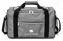 Torba sportowa Sapphire ST-130. Szare torby męskie na ramię SAPPHIRE, bez wzorów, z materiału, na ramię, duże. Za 59.00 zł.