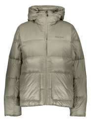 Marmot Kurtka puchowa "Guides" w kolorze khaki rozmiar: S. Brązowe kurtki męskie Marmot, na zimę, s, bez wzorów, z puchu, bez kaptura. Za 505.13 zł.