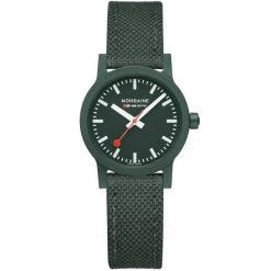 Zegarek damski Mondaine MS1.32160.LF, Quartz, 32mm, 3ATM. Zielone zegarki damskie MONDAINE. Za 734.80 zł.
