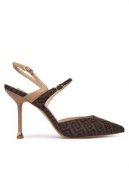 Liu Jo Szpilki Demi 13 SA6009 EX339 Brązowy. Brązowe szpilki Liu Jo, bez wzorów, ze skóry, bez obcasa. Za 729.99 zł.