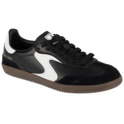 Buty sportowe Sneakersy damskie, Hotshot - Kickoff. Czarne buty sportowe na co dzień damskie Skechers, bez wzorów, trekkingowe. Za 259.99 zł.