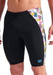 Spodenki pływackie męskie Arena Desert Swim Jammer. Czarne kąpielówki męskie Arena, l, bez wzorów, na fitness i siłownię. Za 201.98 zł.