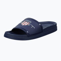 Klapki męskie GANT Pierbay. Niebieskie klapki i japonki męskie Gant, z gumy. Za 349.99 zł.