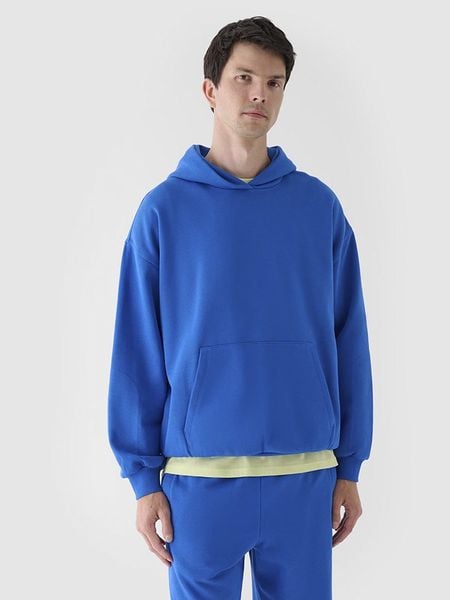 4F Bluza w kolorze niebieskim rozmiar: M. Niebieskie bluzy z kapturem męskie 4f, m. Za 56.79 zł.