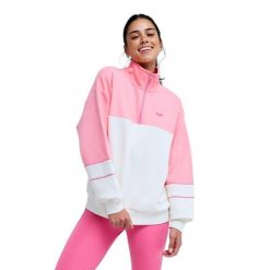 Bluza dla Kobiety ESS ENERGY NEW Różowy. Czerwone bluzy bez kaptura damskie Roxy, z bawełny. Za 319.99 zł.