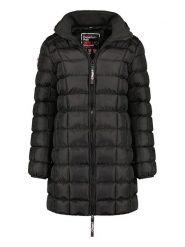 Canadian Peak Płaszcz pikowany "Bambolineak" w kolorze czarnym rozmiar: XL. Czarne płaszcze damskie Canadian Peak, xl, z aplikacjami. Za 210.81 zł.