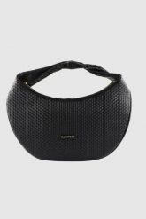 VALENTINO Czarna torebka Lemonade Hobo Bag. Czarne torebki klasyczne damskie Valentino by Mario Valentino, bez wzorów, bez dodatków. W wyprzedaży za 659.99 zł.