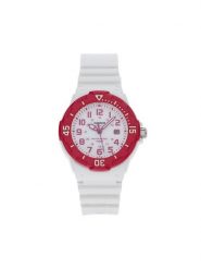 Casio Zegarek LRW-200H-4BVEF Biały. Białe, analogowe zegarki damskie Casio. Za 206.99 zł.