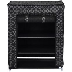 Szafa turystyczna na buty 58x28x73CM. Czarne kapcie damskie ENERO. Za 56.99 zł.