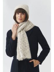 TATUUM Szal "Melis" w kolorze kremowym - 195 x 32 cm rozmiar: onesize. Brązowe szaliki i kominy damskie Tatuum, bez wzorów, z materiału. Za 126.15 zł.