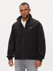 Tommy Jeans Kurtka bomber Essential DM0DM17982 Czarny Regular Fit. Czarne kurtki męskie Tommy Jeans, l, bez wzorów, z jeansu, bez kaptura. Za 539.99 zł.