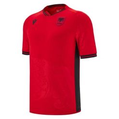 Koszulka domowa Albania 2025/26. Brązowe t-shirty damskie Macron, xl, bez wzorów, z materiału, bez kołnierzyka. Za 350.50 zł.