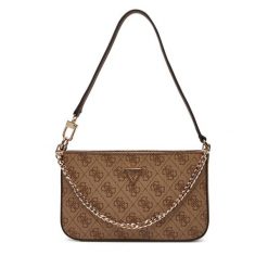 Torebka Guess. Brązowe torebki klasyczne damskie Guess, z aplikacjami, bez dodatków. Za 349.99 zł.