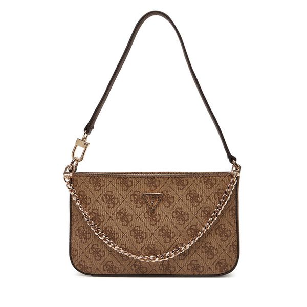 Torebka Guess. Brązowe torebki klasyczne damskie Guess, z aplikacjami, bez dodatków. Za 349.99 zł.