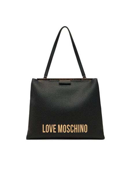 LOVE MOSCHINO Torebka JC4054PP1MLG0000 Czarny. Czarne torebki klasyczne damskie Love Moschino, bez wzorów, ze skóry, bez dodatków. Za 569.99 zł.