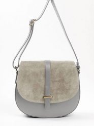 Lia Biassoni Skórzana torebka "Corsalone" w kolorze szarym - 23 x 20 x 6 cm rozmiar: onesize. Szare torebki klasyczne damskie Lia Biassoni, bez wzorów, z materiału, bez dodatków. Za 217.99 zł.