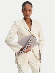 Coccinelle Torebka E1 M50 12 01 01 Szary. Szare torebki klasyczne damskie Coccinelle, bez wzorów, ze skóry, bez dodatków. Za 1,699.00 zł.