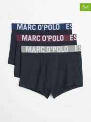 Marc O´Polo Bokserki (3 pary) w kolorze granatowym rozmiar: M. Niebieskie bokserki męskie bez wzorów. Za 109.52 zł.