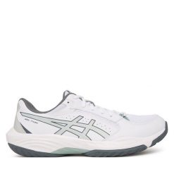 Buty halowe Asics. Białe buty sportowe na co dzień męskie Asics, bez zapięcia. Za 369.99 zł.