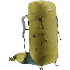 Plecak trekkingowy Deuter Aircontact Core 50+10 - cactus/ivy. Zielone plecaki damskie Deuter, bez wzorów, z materiału. Za 1,099.00 zł.