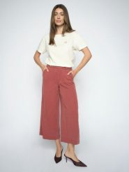 MOS MOSH Spodnie - MMBantry Kobiety Lyocell czerwony|brązowy, 26. Brązowe spodnie materiałowe damskie Mos Mosh, bez wzorów, z lyocellu, eleganckie. Za 479.95 zł.