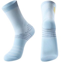 Skarpetki rowerowe kolarskie antybakteryjne Rockbros RB4900 unisex. Niebieskie skarpetki damskie ROCKBROS, bez wzorów. Za 29.90 zł.