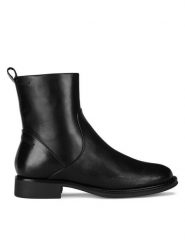 Lasocki Botki ARC-DERBY-12 Czarny. Czarne botki damskie Lasocki, ze skóry, bez obcasa, na płaskiej podeszwie, bez zapięcia. Za 259.99 zł.