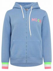 Zwillingsherz Bluza "MoinZH" w kolorze różowo-zielono-niebieskim rozmiar: M. Niebieskie bluzy z kapturem damskie Zwillingsherz, m. Za 184.46 zł.