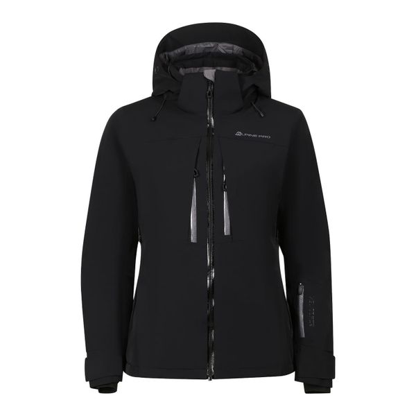 Kurtka damska narciarska 20.000 Alpine Pro Reasa 2. Czarne kurtki damskie Alpine Pro, bez wzorów, bez kaptura, narciarskie. W wyprzedaży za 839.00 zł.