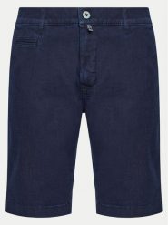 Pierre Cardin Szorty materiałowe C7 34770.7763 Granatowy Regular Fit. Niebieskie szorty męskie Pierre Cardin, z bawełny, bez kołnierzyka. Za 219.99 zł.