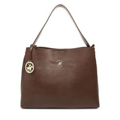 Torebka Beverly Hills Polo Club. Brązowe torebki klasyczne damskie Beverly Hills Polo Club, bez wzorów, bez dodatków. Za 199.99 zł.