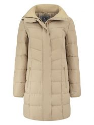 MGO leisure wear Parka "Olivia" w kolorze beżowym rozmiar: L. Brązowe parki damskie MGO leisure wear, l, bez wzorów. Za 478.99 zł.