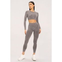 Legginsy fitness damskie Gym Glamour sprane. Brązowe legginsy damskie GYM GLAMOUR, s, bez wzorów. Za 159.99 zł.
