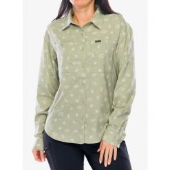 Koszula podróżnicza damska Columbia Silver Ridge Utility Patterned LS Shirt. Czerwone koszule damskie Columbia, bez wzorów, sportowe, bez kołnierzyka, bez ramiączek. Za 251.99 zł.