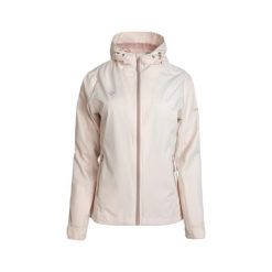 Kurtka damska wodoodporna ATMORE, oddychająca i wiatroszczelna, chroniąca przed. Czerwone kurtki przeciwdeszczowe damskie IZAS, bez kaptura. Za 443.43 zł.