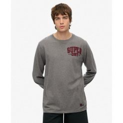 Koszulka z długim rękawem Superdry Vintage Athletic Chest. Szare koszulki męskie z długim rękawem Superdry., m. Za 288.40 zł.
