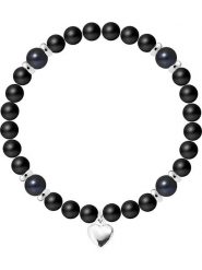 Pearline Bransoletka perłowa z elementami ozdobnymi rozmiar: onesize. Niebieskie bransoletki damskie Pearline, srebrne. Za 173.99 zł.