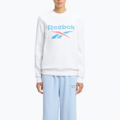 Bluza Reebok Identity Big Logo Fleece Crew. Białe bluzy bez kaptura damskie REEBOK FITNESS. Za 169.99 zł.