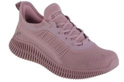 Buty sportowe Sneakersy damskie, Bobs Geo-New Aesthetics. Czerwone buty sportowe na co dzień damskie Skechers, bez wzorów, z materiału, trekkingowe. Za 249.99 zł.
