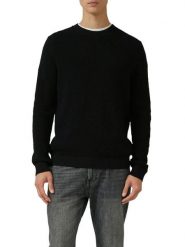 S.Oliver Sweter w kolorze czarnym rozmiar: S. Czarne swetry męskie S.Oliver, s, bez wzorów, z bawełny, bez kołnierzyka. Za 119.95 zł.