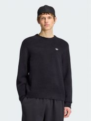 Adidas Bluza 164719 Czarny Regular Fit. Czarne bluzy bez kaptura męskie Adidas, m. Za 299.99 zł.