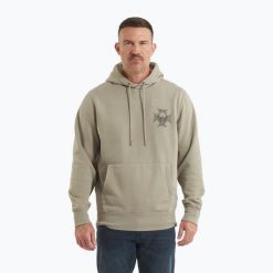 Bluza męska Pitbull Bite Me Hooded Swaetshirt. Szare bluzy z kapturem męskie PITBULL, l, z bawełny. Za 199.99 zł.