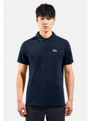 Odlo Koszulka polo "Essential Solid" w kolorze granatowym rozmiar: L. Niebieskie koszulki polo męskie Odlo, l, bez wzorów, bez ramiączek. Za 201.35 zł.