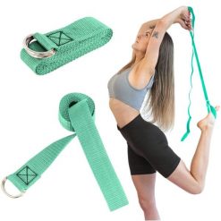 Fit.me Pasek do jogi Miętowy. Niebieskie paski męskie FIT.ME, bez wzorów, z bawełny. Za 9.99 zł.