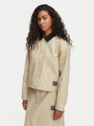 Reebok Kurtka przejściowa Tekla RK25699CCW Beżowy Regular Fit. Brązowe kurtki damskie Reebok, m, bez wzorów, z bawełny, bez kaptura. Za 399.99 zł.