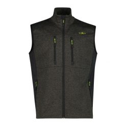 Kamizelka bezrękawnik jacquard softshell CMP. Szare kurtki softshell damskie CMP, l, bez wzorów, z softshellu, bez kaptura. Za 283.00 zł.
