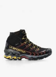 Buty turystyczne męskie La Sportiva Ultra Raptor II Mid GTX. Czarne buty trekkingowe męskie La Sportiva, z gore-texu, bez zapięcia, trekkingowe, gore-tex. Za 900.89 zł.