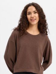 American vintage Bluza Kobiety Bawełna brązowy, L. Brązowe bluzy bez kaptura damskie American vintage, l, z bawełny. Za 379.95 zł.