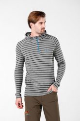 Bluza Turystyczna Męska Termoaktywna Woolona 100% Merino Thor z Kapturem. Szare bluzy z kapturem męskie WOOLONA, m. W wyprzedaży za 405.00 zł.